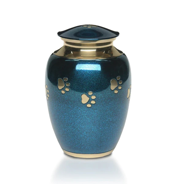 Purple Paw Print Pet Urns By Paws2Heaven